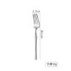 304 stainless steel small waist knife, fork and spoon thickened bright high-end western food steak knife, fork and spoon tableware set