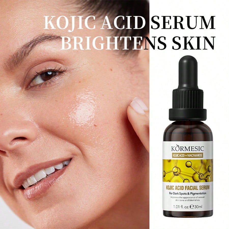 1PC Kojic Acid Essence, Facial Hydrating And Moisturizing Essence,Brightrn Skin Tone,Facial Care For