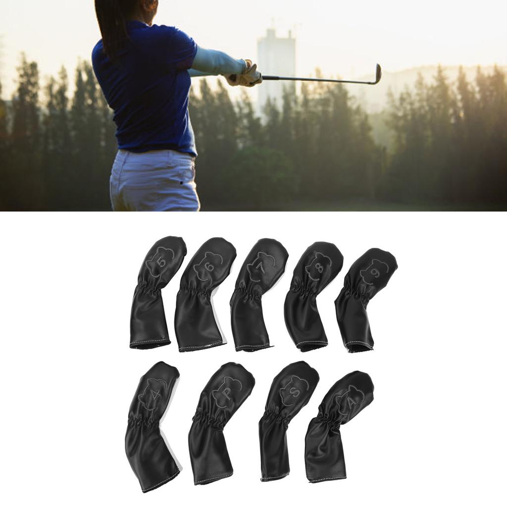 9PCS     Hd Cover PU Waterproof Double Sided Embroidery Protective   Hd Cover for Training