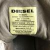 DIESEL Genuine Cow Leather High Cut Sneakers Short Boots White Size 25.5(USED)