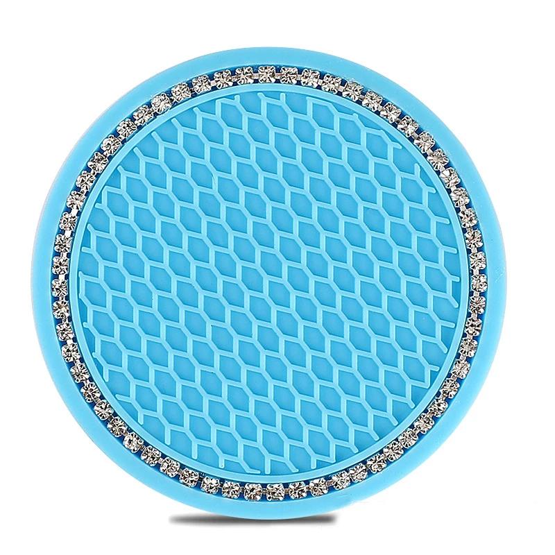 Car Coaster Water Cup Bottle Holder Anti-slip Pad Mat Silica Gel Waterproof For Interior Decoration Car Styling Accessories