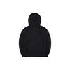 MLB Base Logo Sweatshirts Unisex Black Hooded Moderate Cardigan 3ATRB0124-50BKS