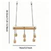 Bite Resistant Parrot Wooden Swing Non-slip Suspension Bridges Parrot Play Stand Sliding Chain Bird Standing Perch