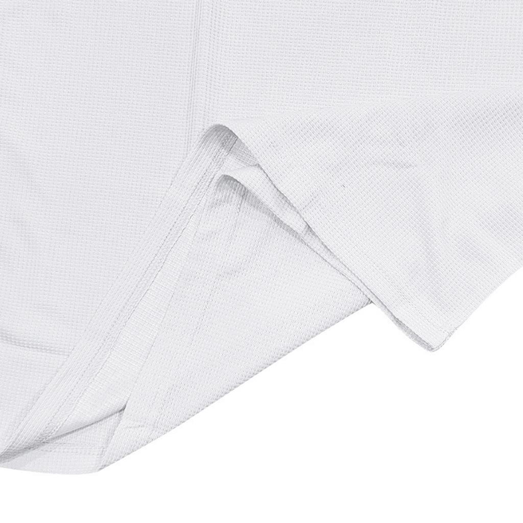 Men's Round Neck Single-Breasted Color-Blocked Casual Sports Short-Sleeve Top