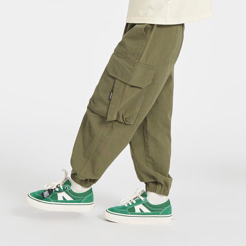 Boys' Pure Cotton Outdoor Cargo Jogger Pants