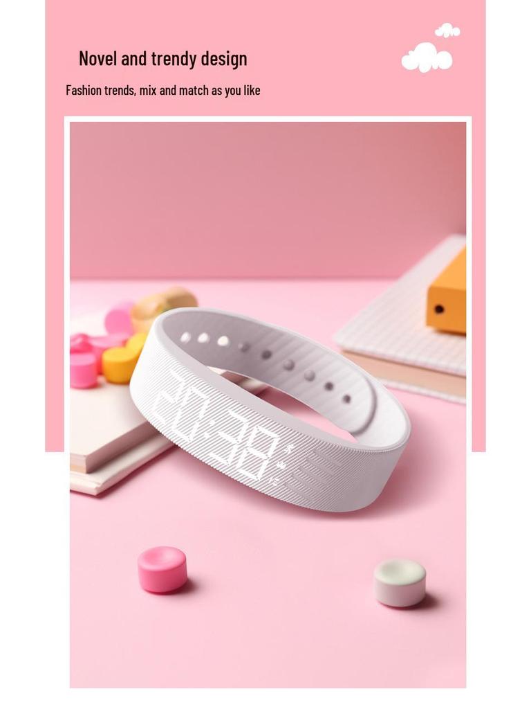 Smartwatch Sport for Girls: Pedometer, Vibration Alarm, Waterproof Multifunctional Bracelet