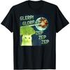 WKqvqWkTo Lustiges Alien-Katzen-Meme Glerp Glorp Zep Zep Damen Herren Kinder T-Shirt
