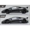 Aoshima 1/24 Liberty Walk No.16 LB Works Lamborghini Huracan Ver.2 Plastic Model Kit (Color-Coded)