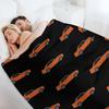 LH Holden Torana SLR/5000 1974 Saffron Orange on Black Throw Blanket christmas decoration Hairy manga Soft Blankets
