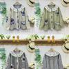 2025 Autumn/Winter Japanese Sweet Lace Trim Hooded Sweater - College Style Loose Knitwear