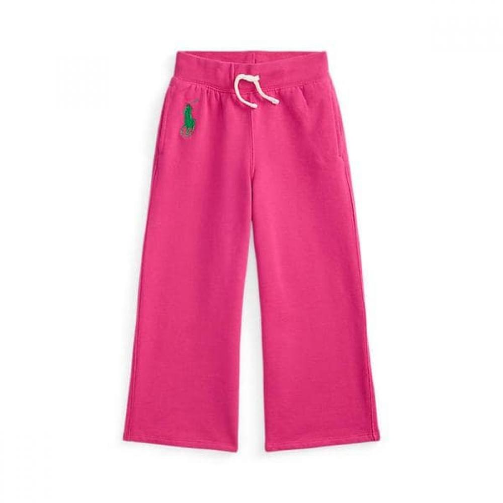 Polo Ralph Lauren Girls 2 6 Big Pony Fleece Wide Leg Pants 4