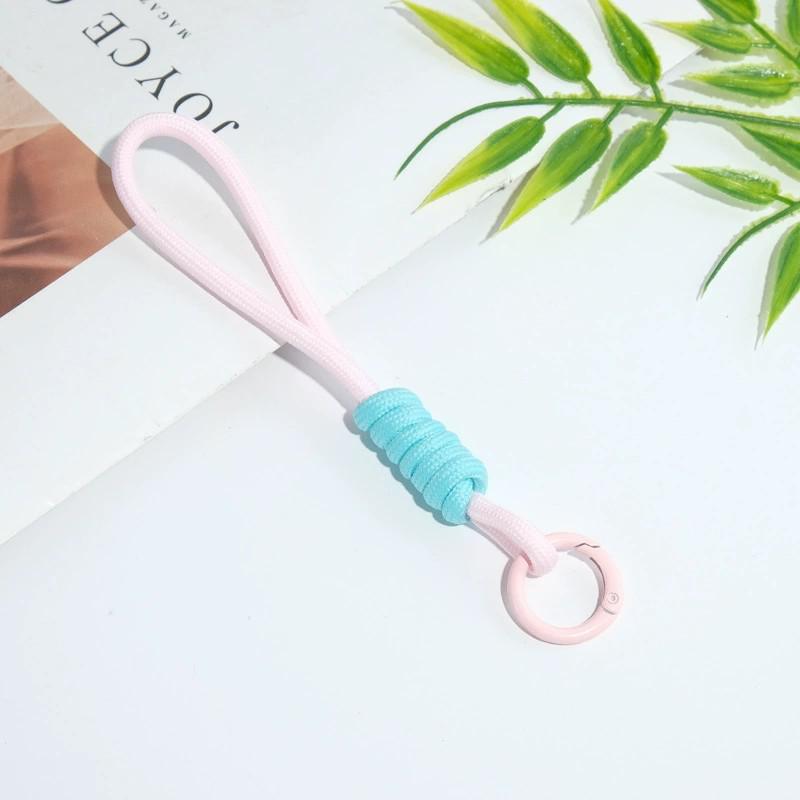 Color-Block Weaving Phone & Key Lanyard - Anti-Lost Decoration Accessory