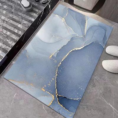 Bathroom Diatom Mud Absorbent Floor Mat Toilet Non-slip Floor Mat Toilet Bathroom Door Blanket Quick Drying