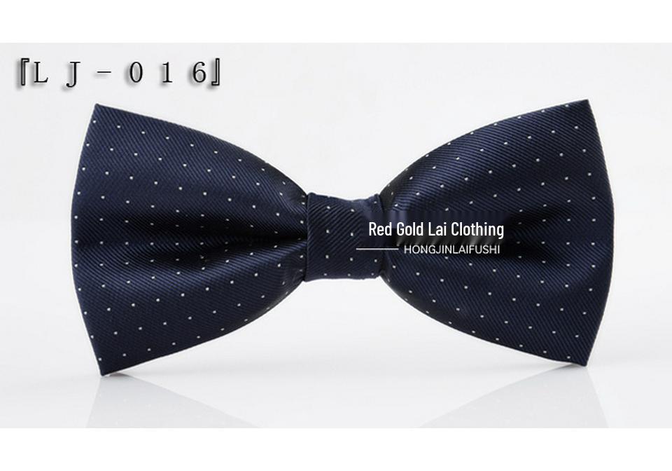 Korean Style Double Layer Polyester Bow Tie for Men & Women – Ideal for Weddings & Formal Events