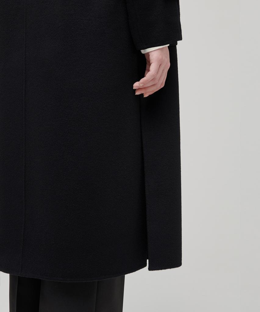 Musinsa Standard Woman Women'S Cashmere Blend Handmade Robe Coat [Black]