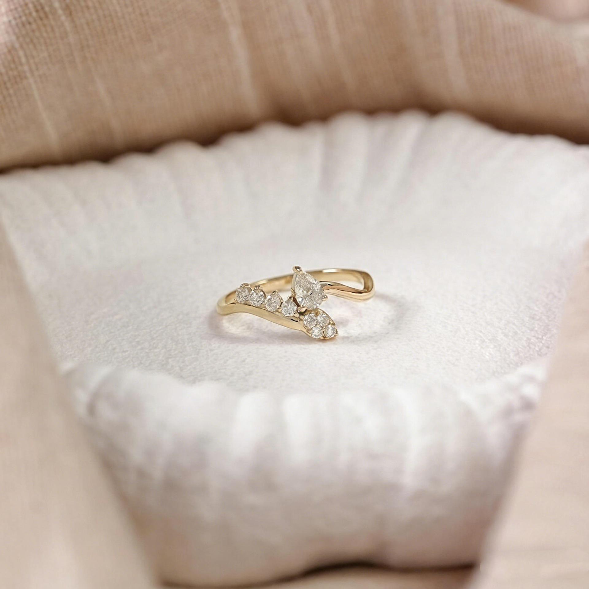 Yin Yi Yuan S925 Sterling Silver Irregular Egg Shape Midi Ring - Fashionable, Versatile, Retro Luxury Design US size 5