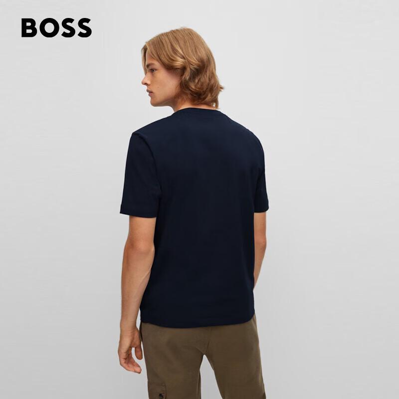BOSS Unisex Stretch Cotton Print T-Shirt L 14000₽