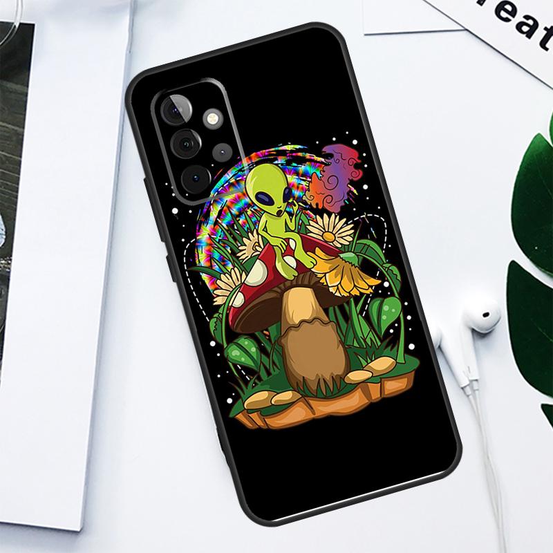 

Hippie Mushroom Frog shrooms For Samsung Galaxy A34 A54 A14 A55 A35 A15 A53 A33 A13 A05 A06 A16 A22 A32 A52 Phone Case Samsung A22 5G