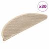 VidaXL Self-adhesive Stair Mats 30 Pcs 56x17x3 Cm Berber, Tread, Stair Tread Mat, 3365869