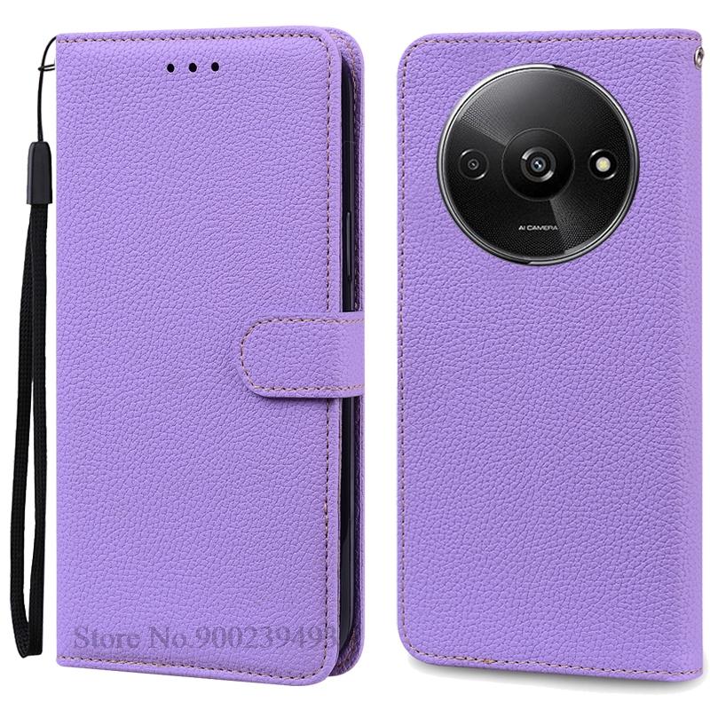 Pro Redmi A3 Pouzdro Kožené Peněženkové Vyklápěcí Pouzdro Pro Xiaomi Redmi A3 Kryt Ochranné Fundas Coque Pro Xiaomi Redmi A3 A 3 Pouzdro na Telefon