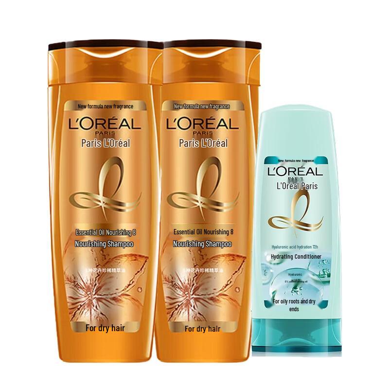 

L Oreal Oil Nourishing Shampoo & Hyaluronic Acid Conditioner Set