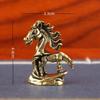 New Brass Horse Figurines Desktop Decor Copper Zodiac Horse Handmade Gifts Horse Metal Ornaments