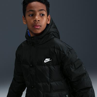 Nike Kids Down Jackets Hooded Non detachable Moderate Hooded L