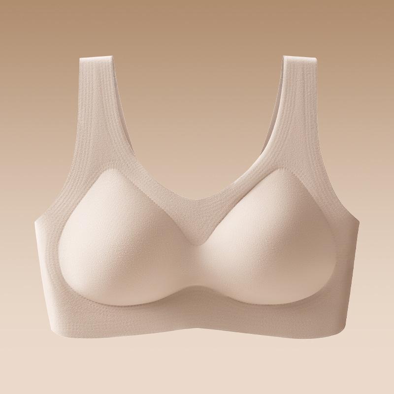 Traceless women's underwear is destined for New Year's red, gathering anti-sagging bra cover, sling vest, comfortable and beautiful back