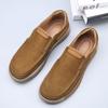 Fashion Men Comfortable Loafers Versatile Casual Shoes Business Formal Leather Shoe Soft-Soled Slip-On Flats Leisure Walk Male Moccasins