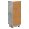 Sideboard Concrete Grey 33 x 34.5 x 90 cm Particleboard