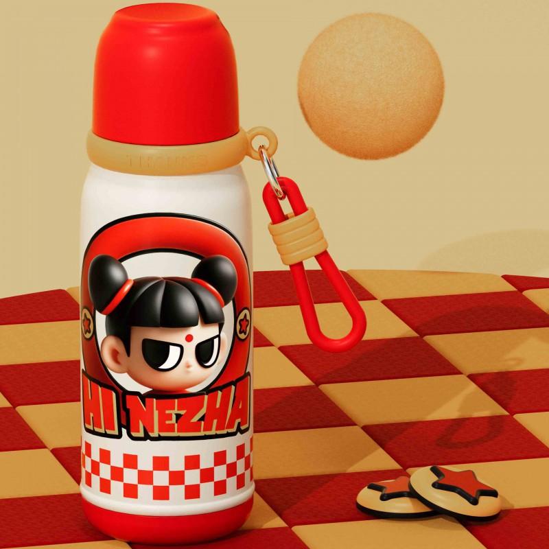 Licensed Neighbor Cartoon Kids Straw Water Bottle Double-Wall 316 Stainless Steel Insulated Cup Students