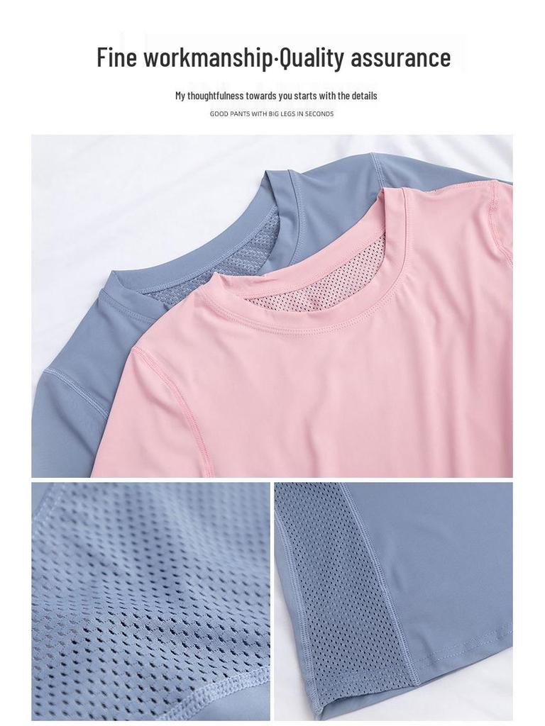 Women's Summer 2025 Quick-Dry Badminton & Running Set: Gym Yoga Morning Suit