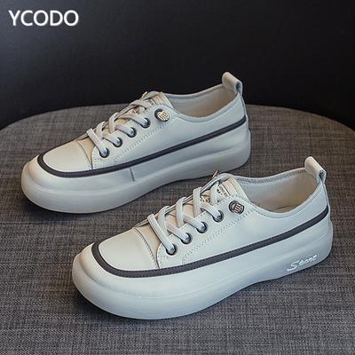 2023 Mocasines casuales de moda de cuero natural Zapatos de mujer