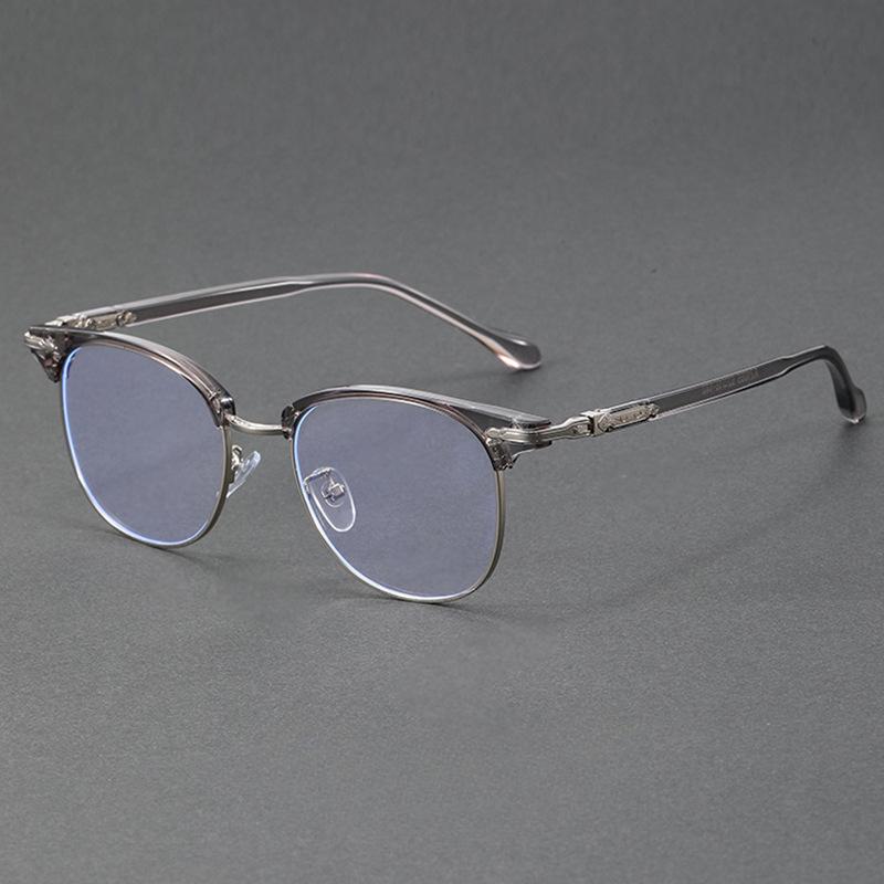 

Fashion Flat Light European And American Metal Small Square Round Korean Version Korean Version Glasses Retro Square Frame Anti-