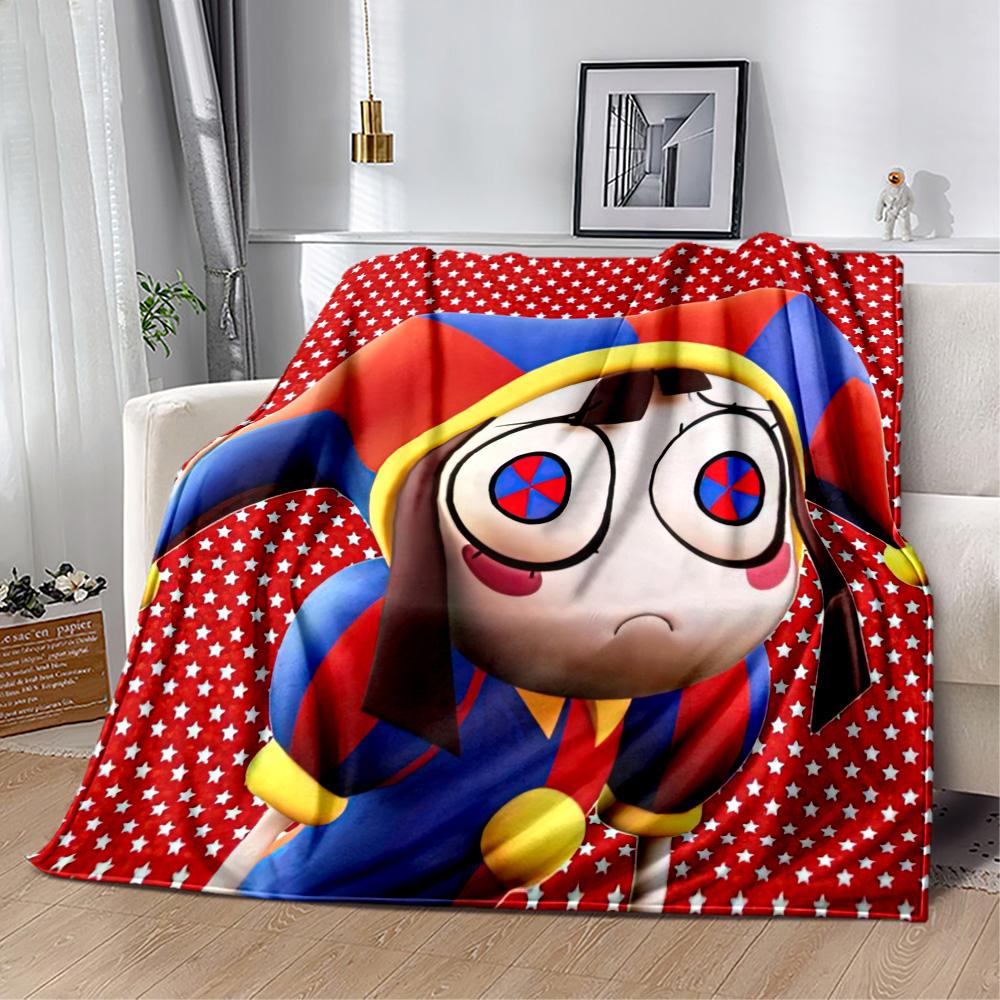 Digital Circus2 Blankets Are Suitable for Living Rooms,making Them an Ideal Choice for Outdoor Travel and Gifts.