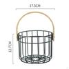 Hühnerdraht Eierkorb Behälter Aufbewahrung Halter Küchenorganizer Metall