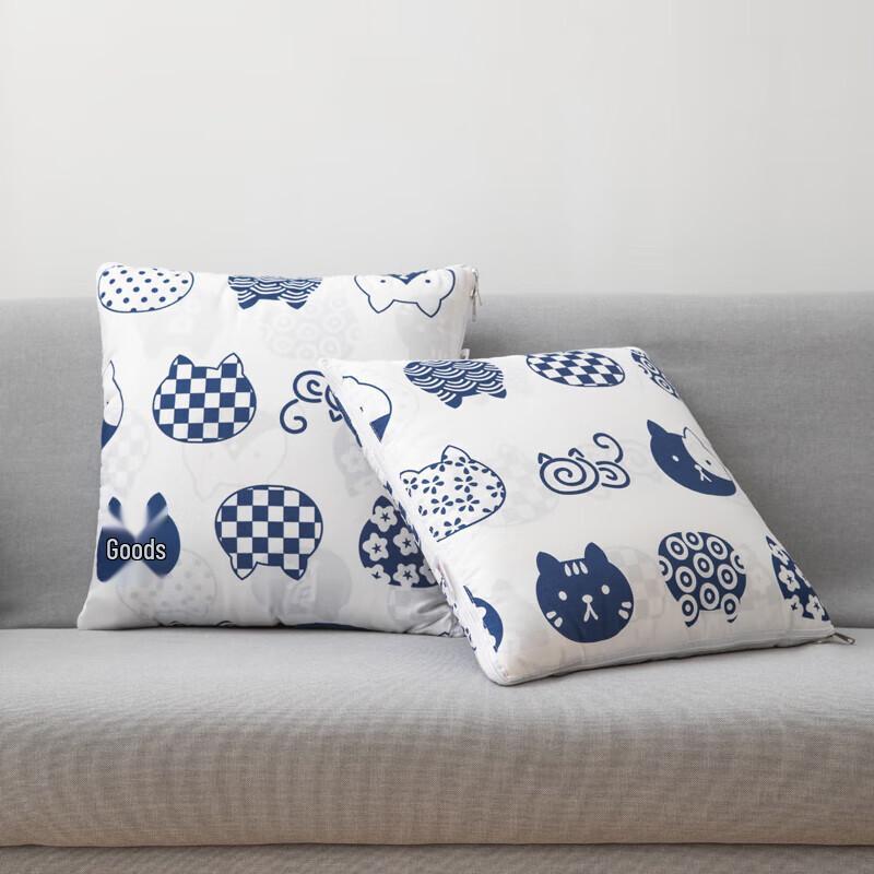 Muji Lucky Cat Pillow Quilt