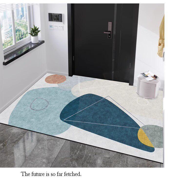 Light Luxury Door Floor Mat Entry Door Entrance Entrance Door Mat Entry NonSlip Foot Mat Crystal Velvet Floor Mat