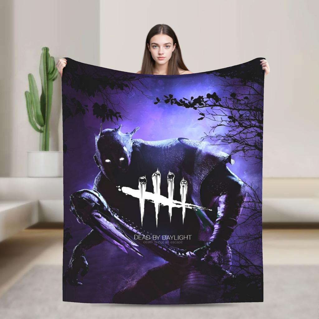 Deads by Daylights Plush Blanket Boy Girl  Flannel Throw Blanket For Home Decor Soft Customized Quality Bedspread Birthday Gift