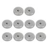 10pcs Flat Head Knurled Thumb Nuts Durable Metric Thread Nut Hand Tightening Nuts  Hand Screw Knobs