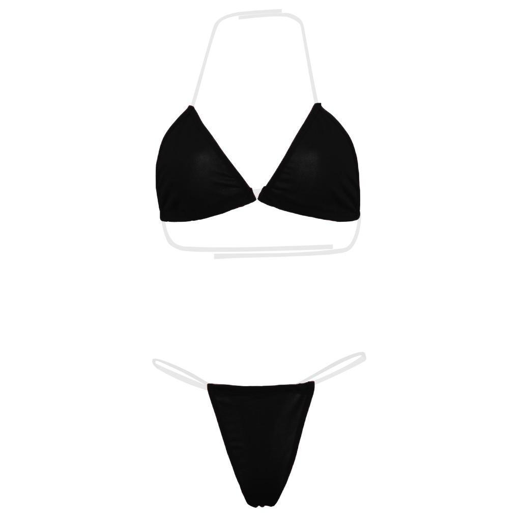 New Fashion Women Sexy Lingerie Underwear Bra G-String Transparent Strap Set