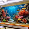 Underwater Scenery Plants Fish Large Size Diamond Painting Landscape Diy Full Square Round Drill Rhinestone Embroidery Mosaic Cross Stitch Kits