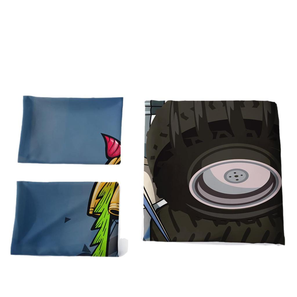 Car Bigfoot Series Three-Piece Duvet Set Digital Printing