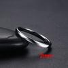Basic 2/3/4/5/6mm Rings for Women, Classic Plain Wedding Bands Minimalist Jewelry, Anti Allergy Stainless Steel Metal Ring