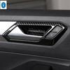 Für VW Volkswagen T-ROC 2017- Linkslenker!!! Kohlschwarz Innen Türgriffe Abdeckung Zierleiste ABS Auto Zubehör 4 Stück