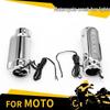 Harley Motorcycle LED Crash Bar Lights - Aluminum Tube Clamp and Pillar Light Accessories