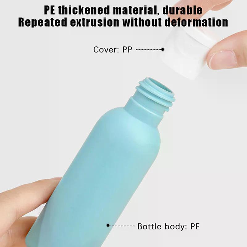 4Pcs/Bag 60ml Washing Care Set Proof Refillable Packing Liquid Container Empty Travel Bottle For Travel Size Tubs Accessorie