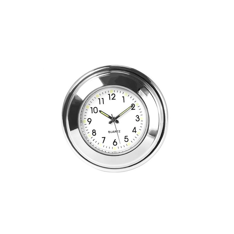 Waterproof Motorcycle Motorbike Clock/ Thermometer Thermo Fit For 7/8" or 1" Handle Bar Harley Honda Yamaha Suzuki Kawasaki