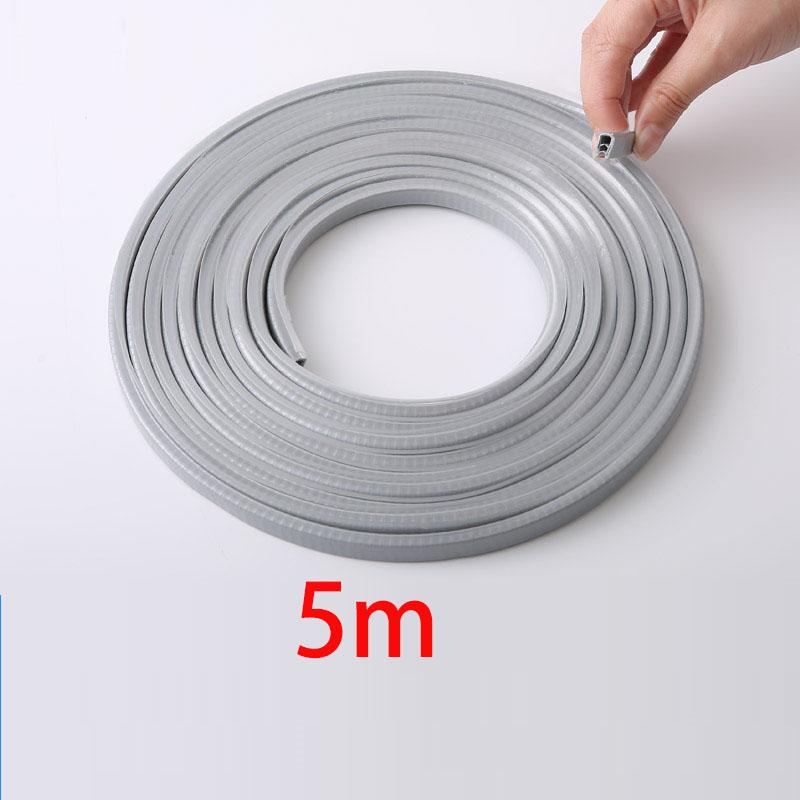 Car Door Protector Edge Scratch Strip Guard Trim Automobile Door Anti Collision Protection With Steel U Shape Edge Rubber Seal Interior Mirrors 6