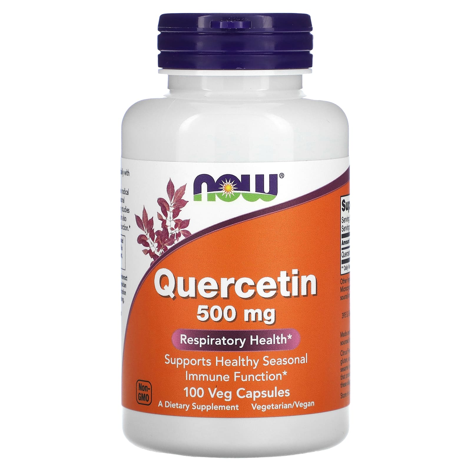

Quercetin, 500Mg, 100 Veggie Caps